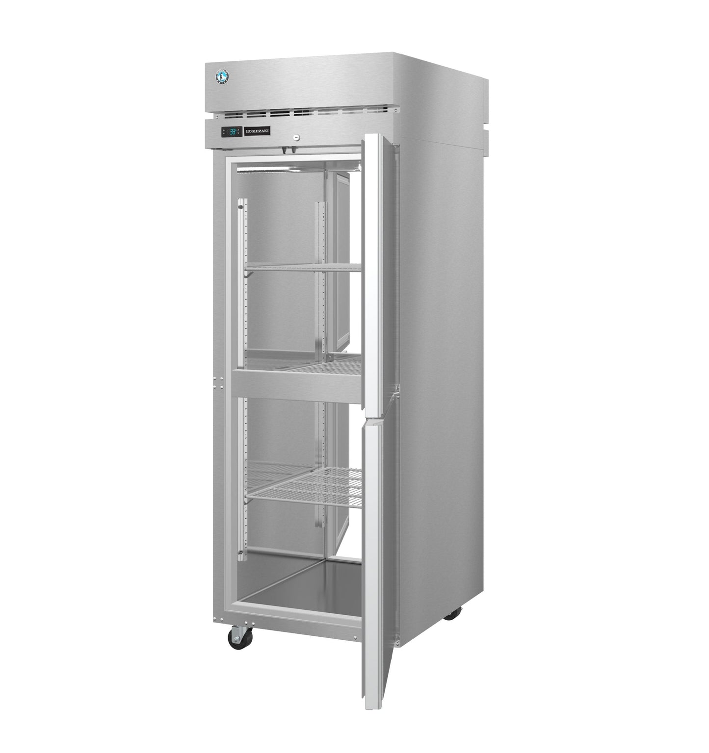 Hoshizaki PT1A-HS-HS | 28" Wide 2 Door Top Mount Pass-Thru Refrigerator - PT1A-HS-HS