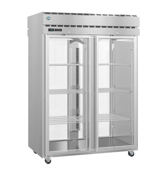 Hoshizaki PT2A-FG-FG | 55" Wide 4 Glass Door Top Mount Pass-Thru Refrigerator - PT2A-FG-FG