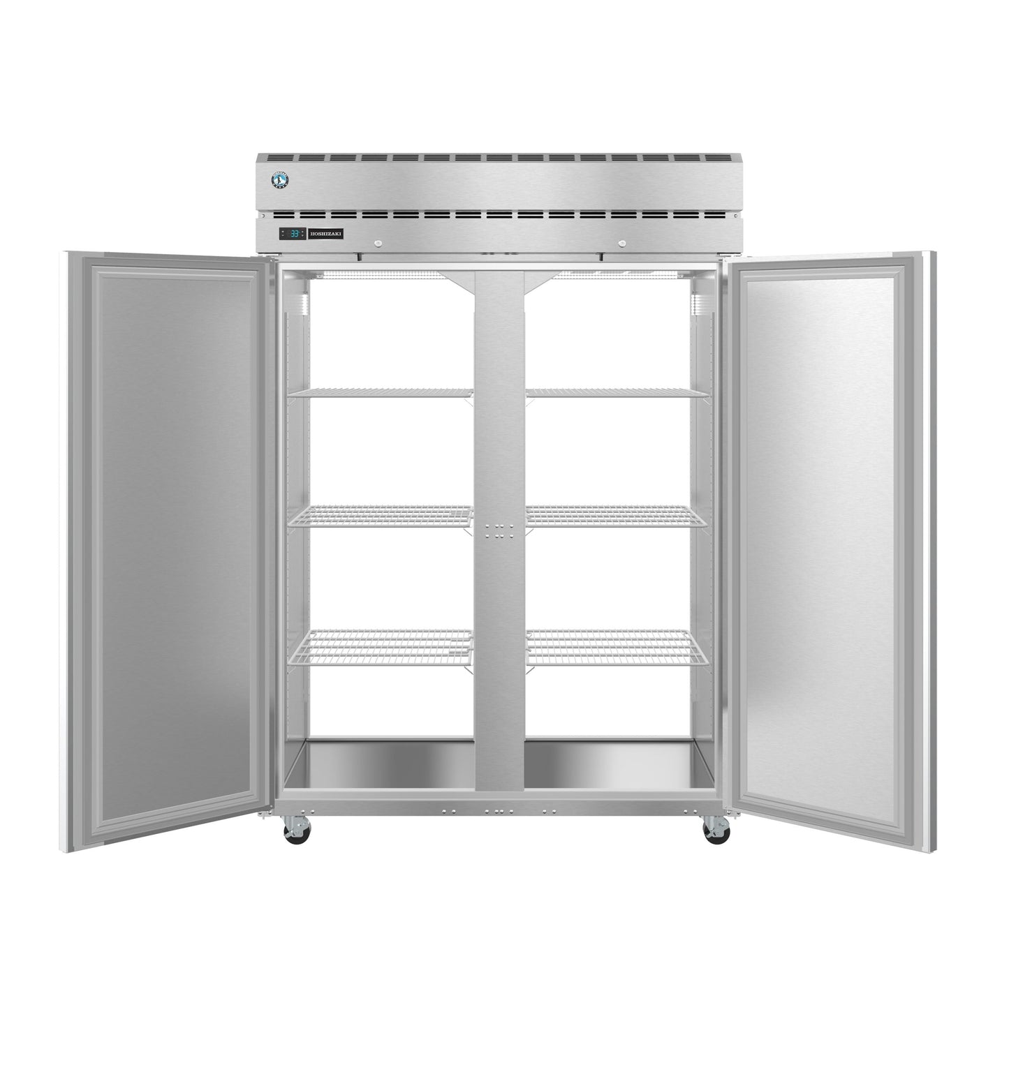 Hoshizaki PT2A-HS-HS | 55" Wide 8 Door Top Mount Pass-Thru Refrigerator - PT2A-HS-HS