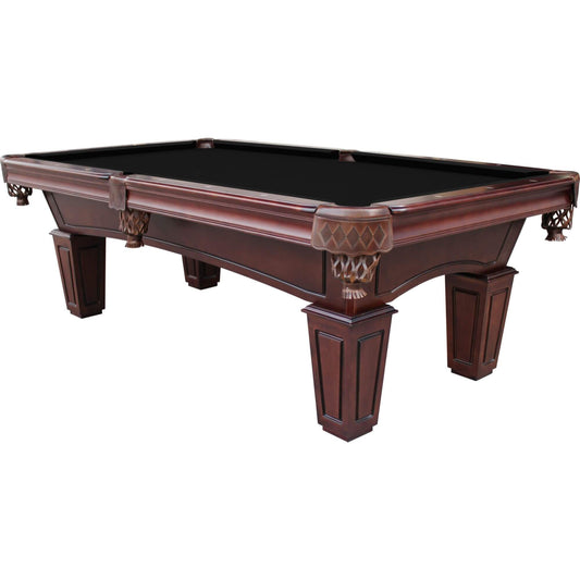 Playcraft St. Lawrence 8' Slate Pool Table with Drop Pockets - PTSLRCHT08