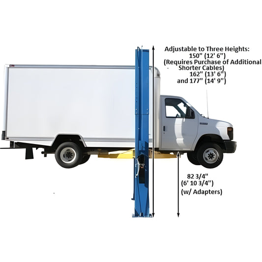 Atlas PV15PX 15,000 lb Overhead 2-Post Lift - ATEXH-PV15PX-FPD
