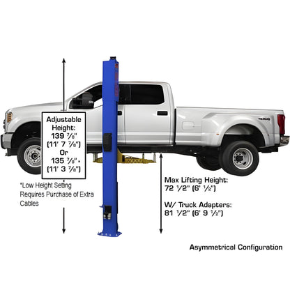 Atlas Platinum PVL10 ALI  10,000 lb Overhead 2 Post Lift - ATEAP-PVL10-FPD