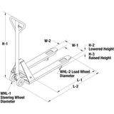 Wesco SCALE PALLET TRUCK - 272938 - Backyard Provider