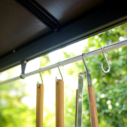 Palram - Canopia | Austin BBQ Gazebo – Premium All-Weather Grill Shelter - HG9177