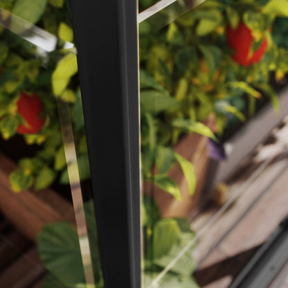 Palram - Canopia | Ivy 4x2 ft. Mini Greenhouse Kit - Black Frame with Clear Polycarbonate Glazing - HG4900