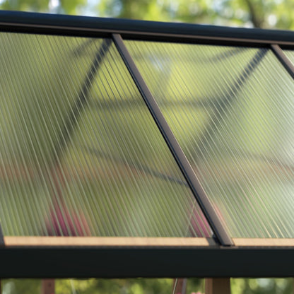 Palram - Canopia | Natura 8 ft Series - Cedar Wood Greenhouse Kit - HG5704