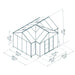 Palram Canopia | 12x15 Ft Triomphe Chalet Greenhouse - HG5500