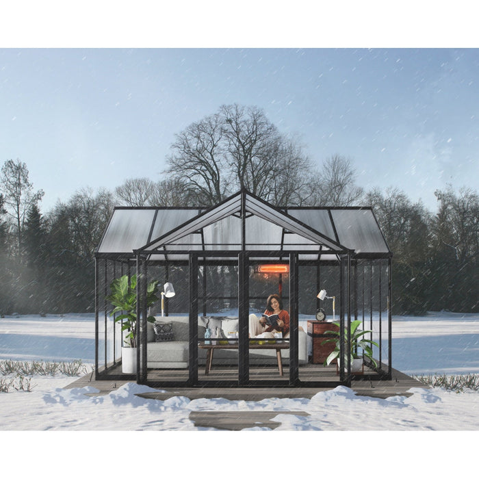 Palram Canopia | 12x15 Ft Triomphe Chalet Greenhouse - HG5500