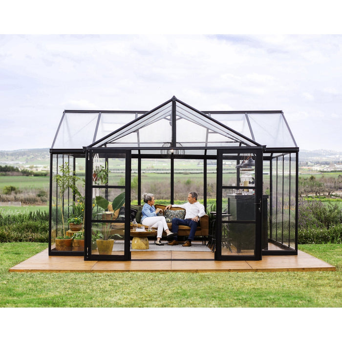 Palram Canopia | 12x15 Ft Triomphe Chalet Greenhouse - HG5500