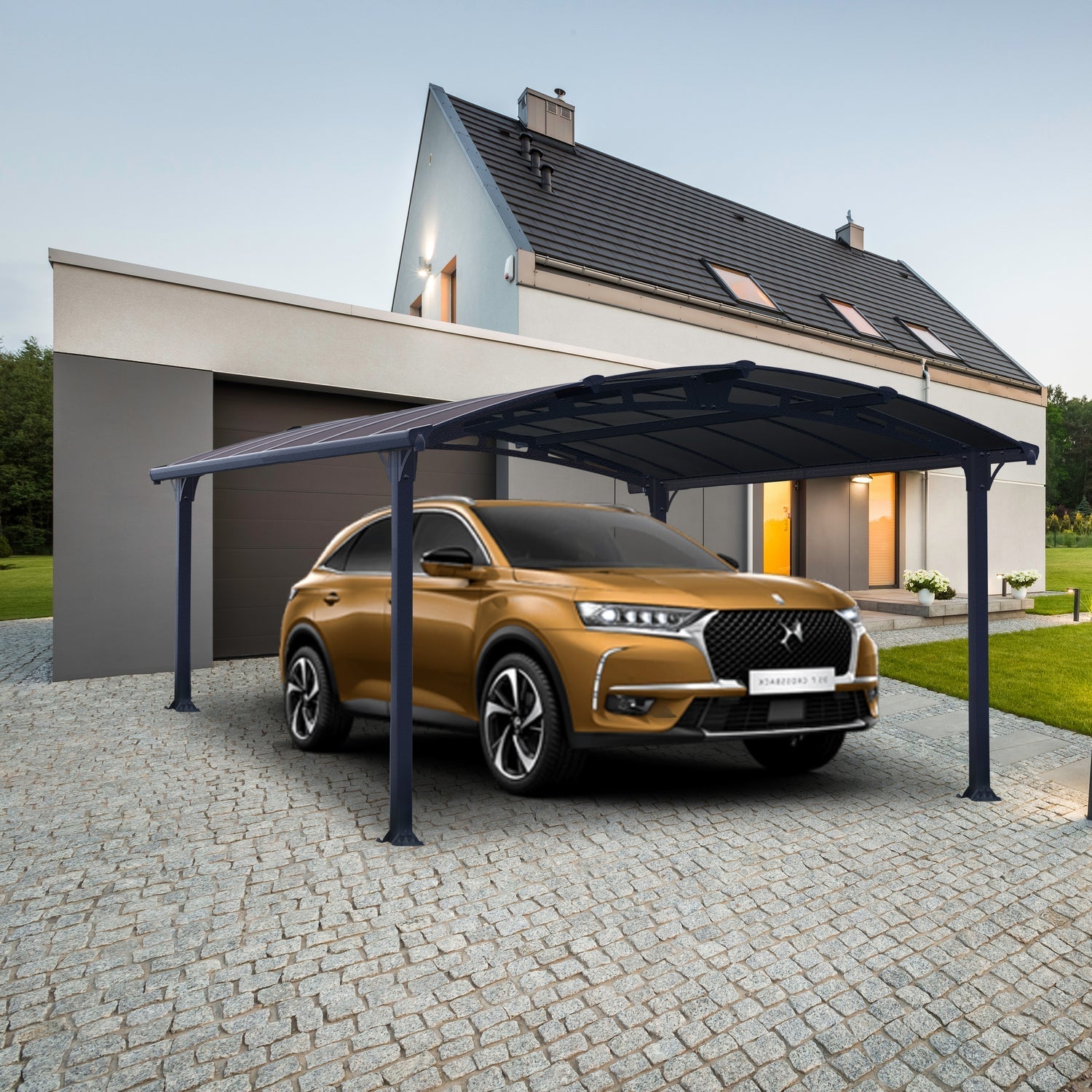 Palram Canopia | Arcadia 5000 Carport 12x14x8 ft - HG9115