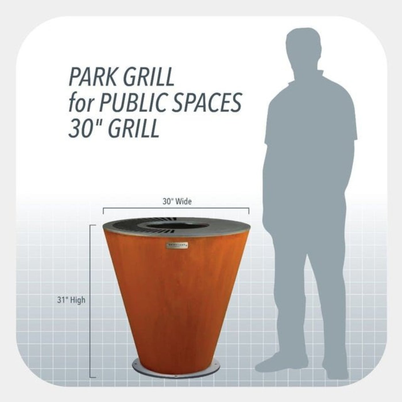 Public Park Grills for Public Spaces and High Traffic Areas - One40PARK