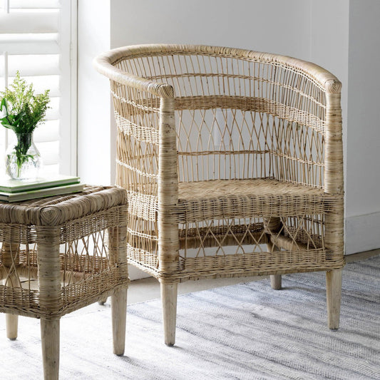 Park Hill Collection Brenna Rattan Chair -  EFS10669