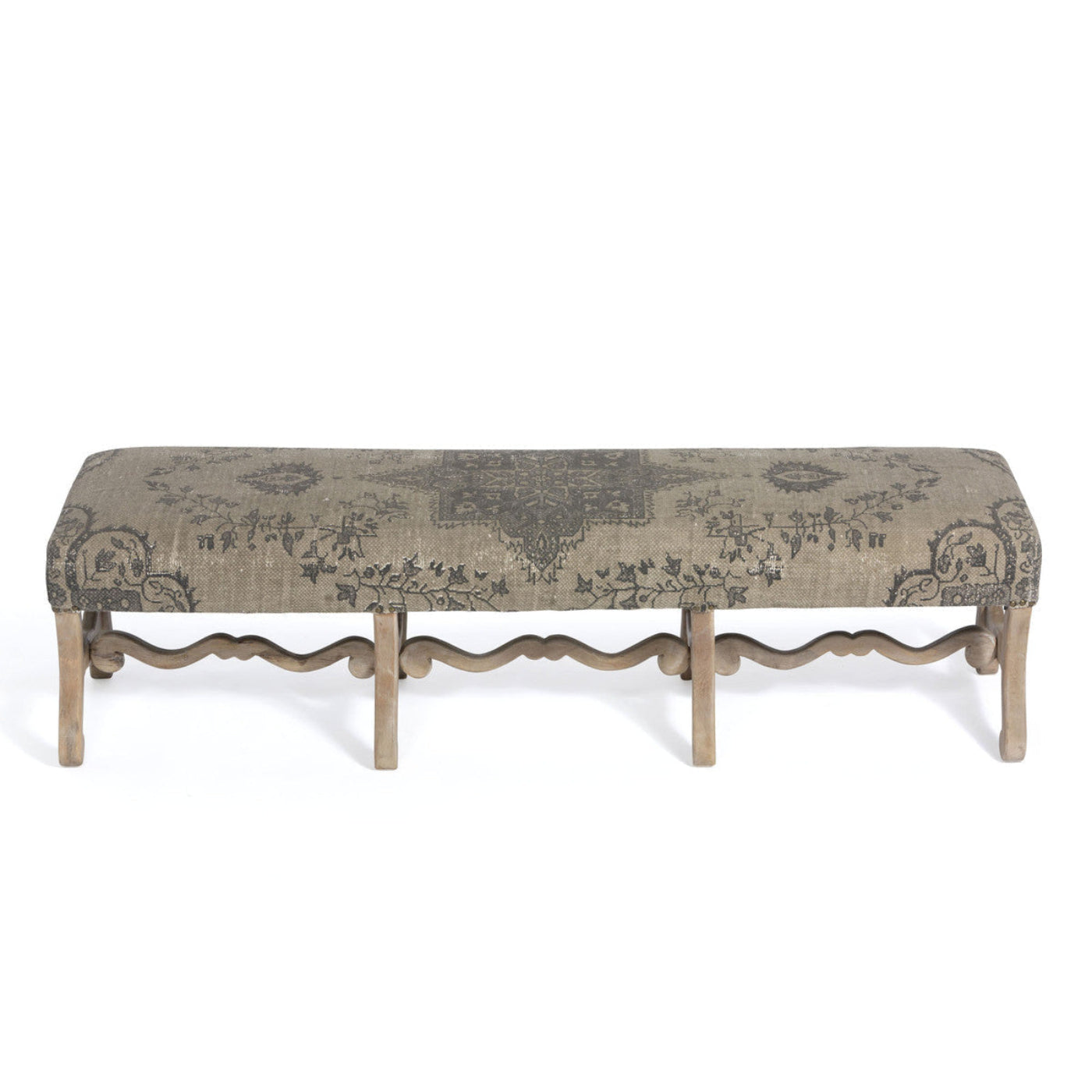 Park Hill Collection Country French Chateau Upholstered Bench - EFS06067