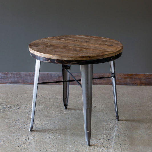 Park Hill Collection Industrial Kitchen Indoor Small Round Bistro Table - EFT00993