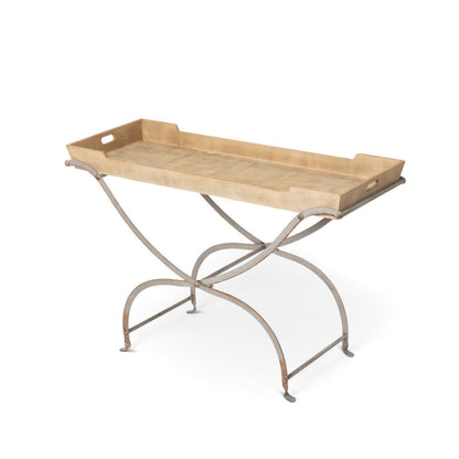 Park Hill Collection Planter's Narrow Console Hallway Wood Entryway Table Storage - EFC80303