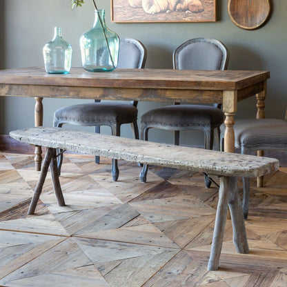 Park Hill Collection Primitive Wood Bench - EFS00285