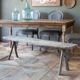Park Hill Collection Primitive Wood Bench  - EFS00285