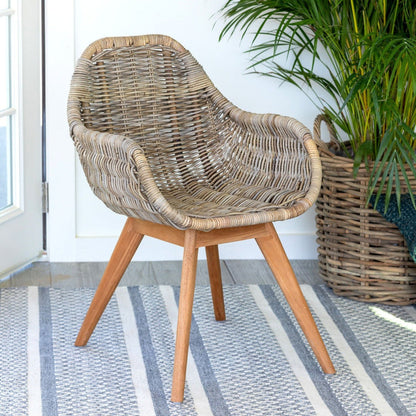 Park Hill Collection Rattan Lounge Chair - EFS16006