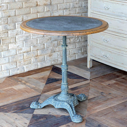 Park Hill Collection Zinc Topped Round Café Table - EFT90235