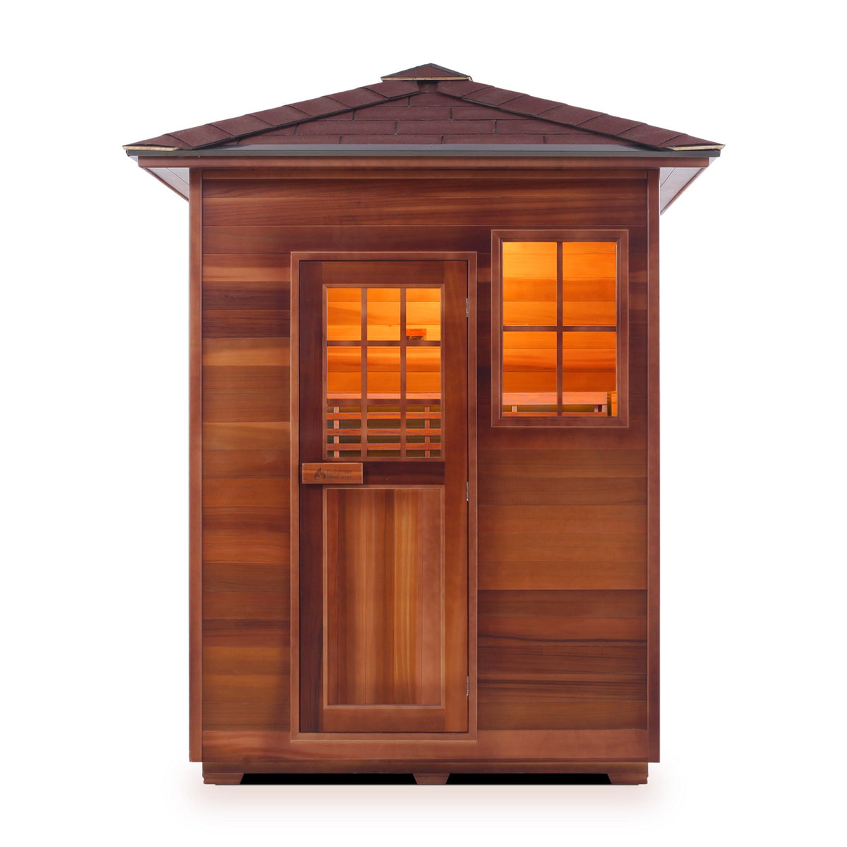 Enlighten SaunaTerra Moonlight 3-Person Outdoor Dry Traditional Sauna - T-16377