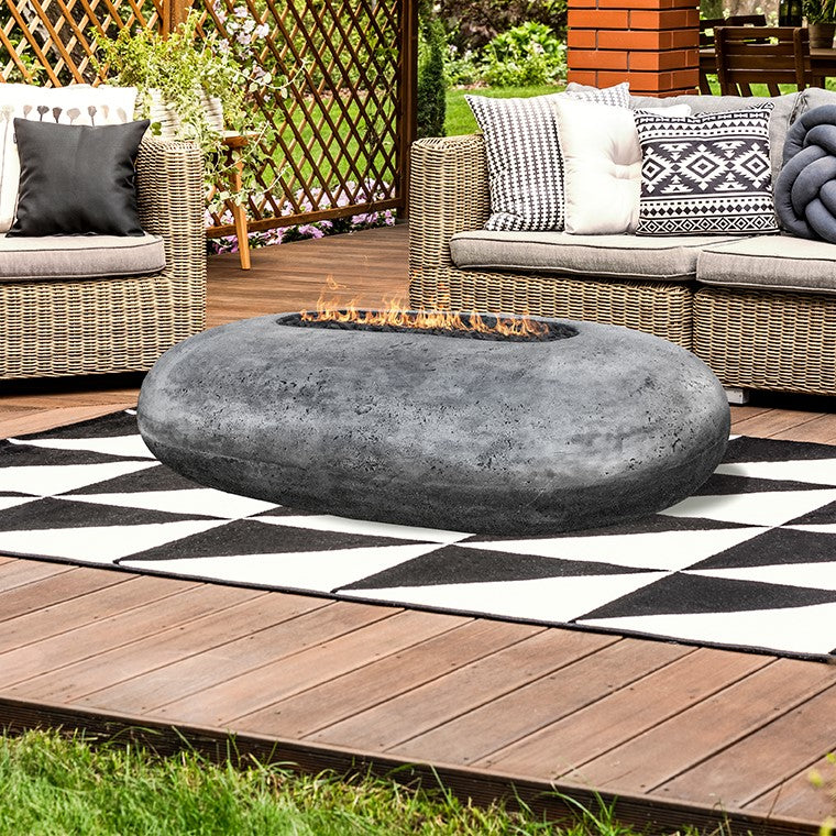 Pebble Fire Table LifeStyle 3