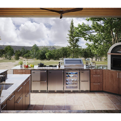 Perlick 24" Undercounter Outdoor Refrigerator Drawers with 5.2 cu. ft. Capacity, Panel Ready Door - HP24RO-4-6