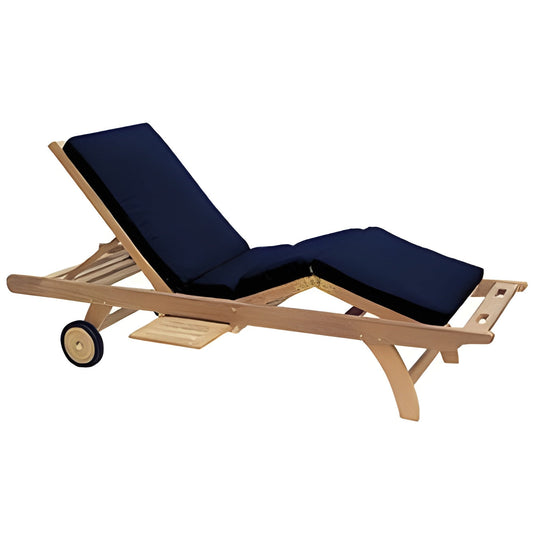 Royal Teak Collection Sun Bed Cushion-Granite - CUSBGRA