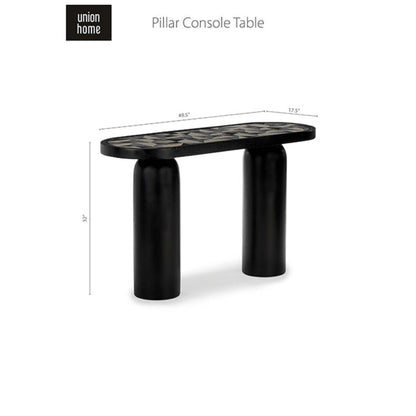 Union Home Pillar Console Table  - LVR00653