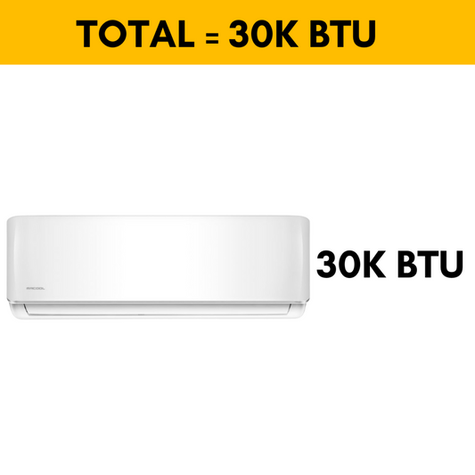 Pioneer 30,000 BTU 18.6 SEER Ductless Mini-Split Inverter - WYS030GMFI20RL-25