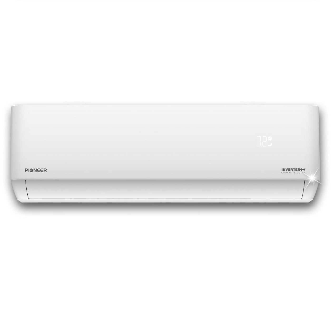 Pioneer Multi Zone 24,000 BTU Diamante Ultra Indoor Section Ductless Mini-Split Wi-Fi Inverter++ Air Conditioner Heat Pump 230V - WT024GLFI22HLD-10