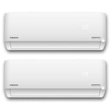 Pioneer Mini Split 27,000 BTU 2 Zone Ductless Air Conditioner and Heat Pump with 50 ft. Kits - WYT030GLHI22M3-18W-9W-50