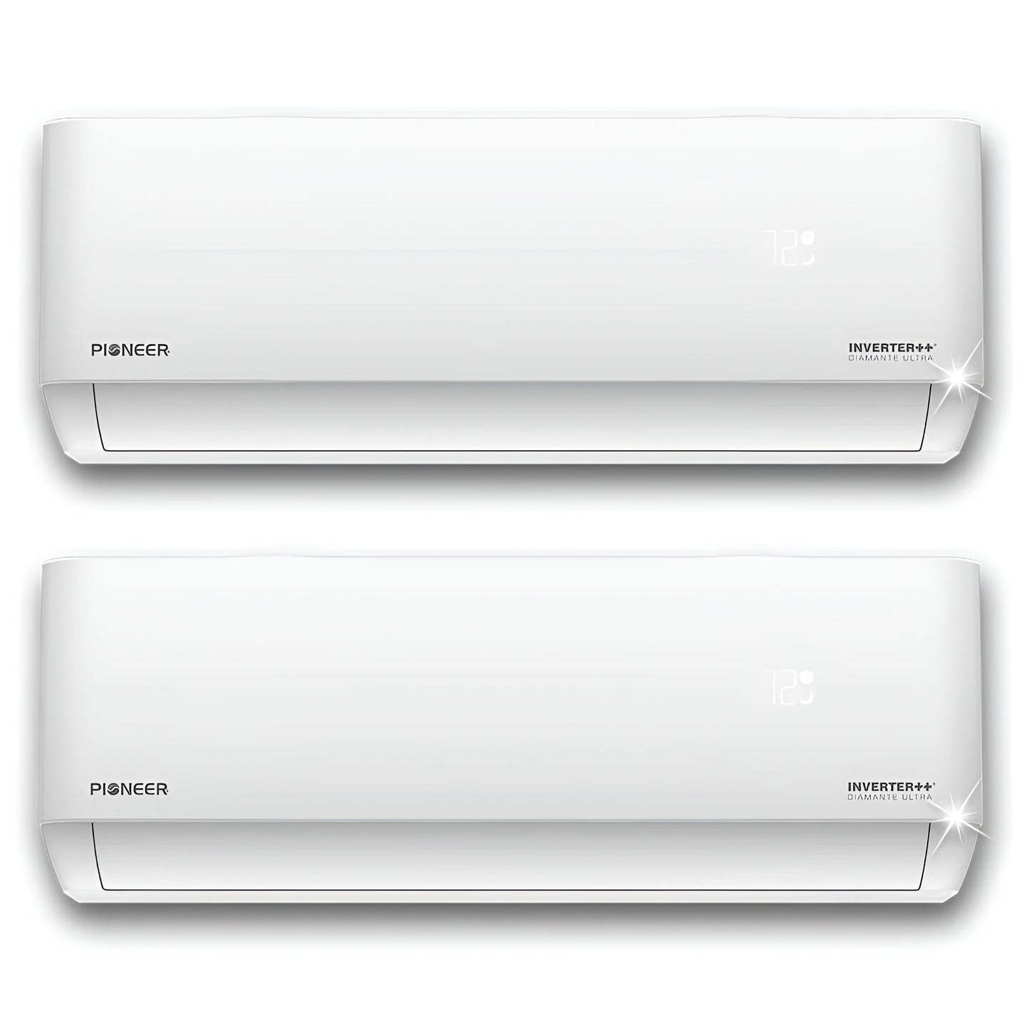 Pioneer Mini Split 24,000 BTU 2 Zone Ductless Air Conditioner and Heat Pump - WYT030GLHI22M3-12W-12W