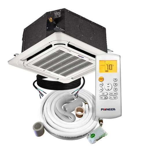 Pioneer Multi Zone 12,000 BTU Ceiling Cassette Air Handler, CB012GMFILCFHD-25