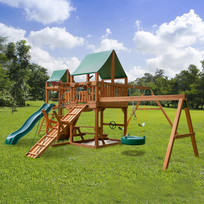 Gorilla Playsets Pioneer Peak Swing Set - 01-0006-AP-1