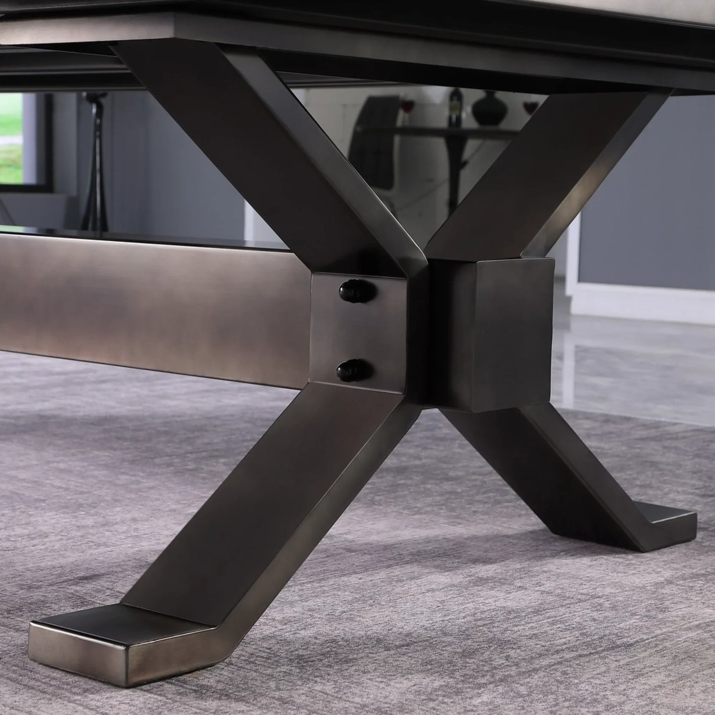 Plank & Hide Axton Pool Table - 28052-GUN-1