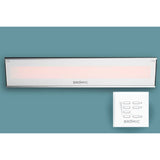 Bromic Platinum Marine Smart-Heat 3400 Watt Radiant Infrared Outdoor Electric Heater | White - BH0320018