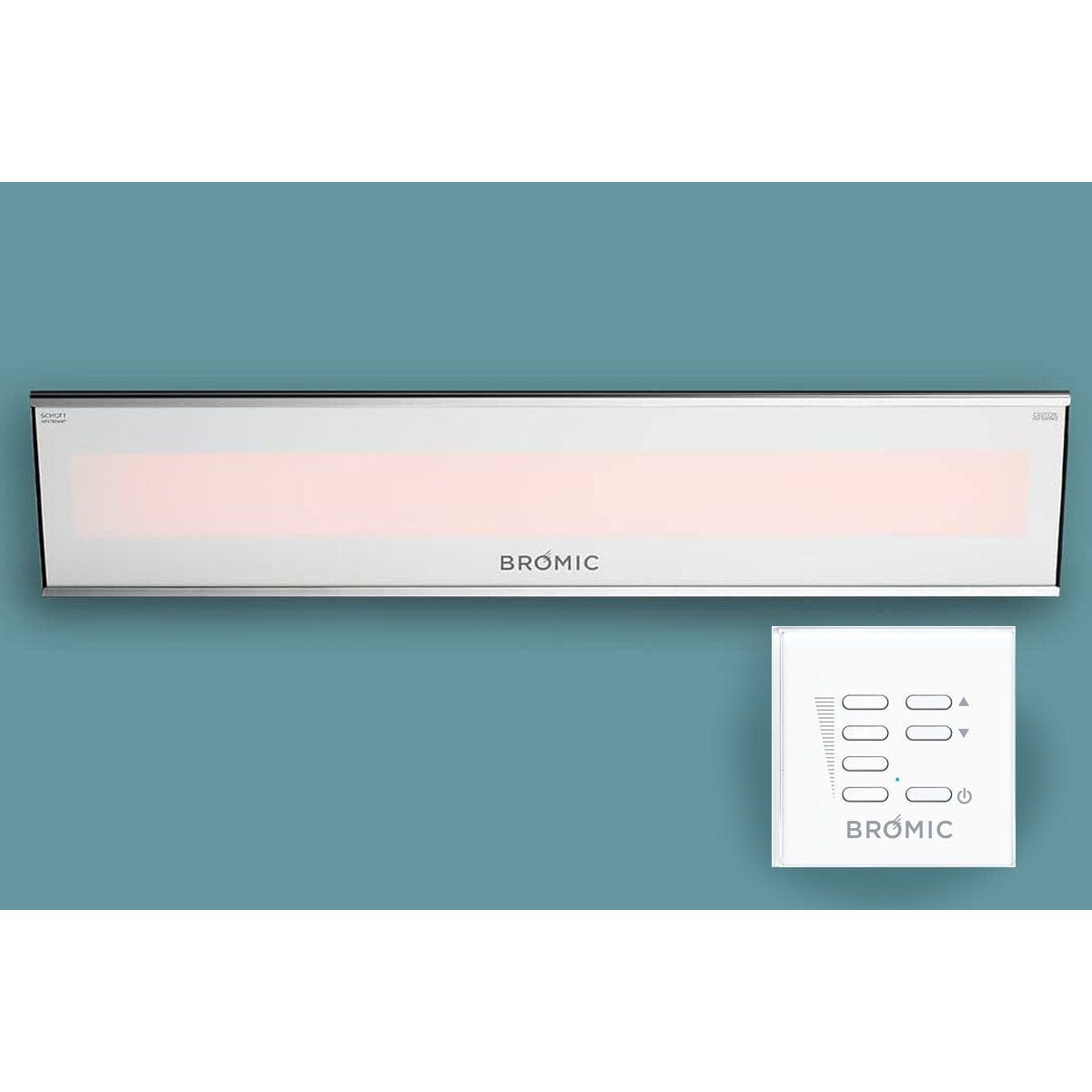 Bromic Platinum Smart-Heat 2300 Watt Radiant Infrared Outdoor Electric Heater | White | 208V - BH0320020