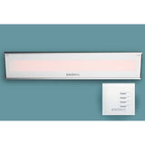 Bromic Platinum Smart-Heat 2300 Watt Radiant Infrared Outdoor Electric Heater | White - BH0320007