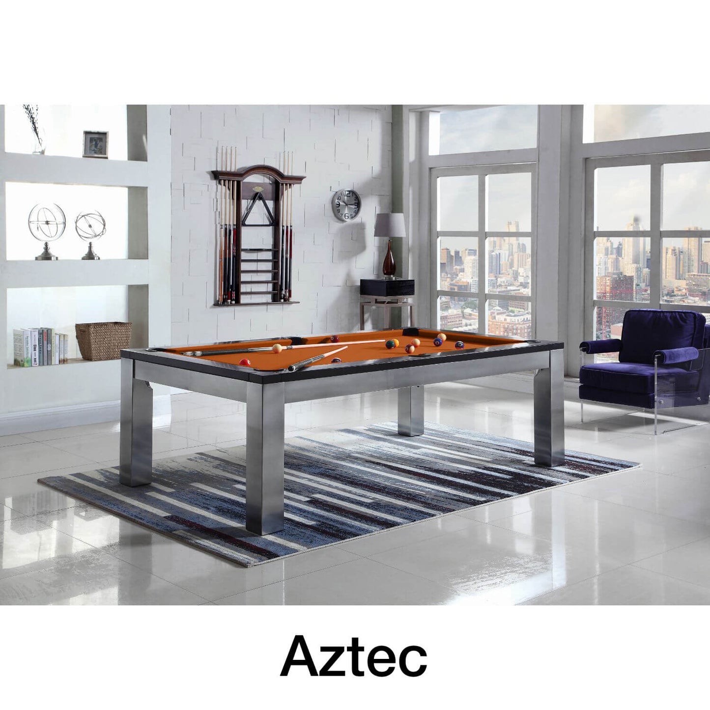 Playcraft Monaco Slate Pool Table with Dining Top - PTMONBOS07