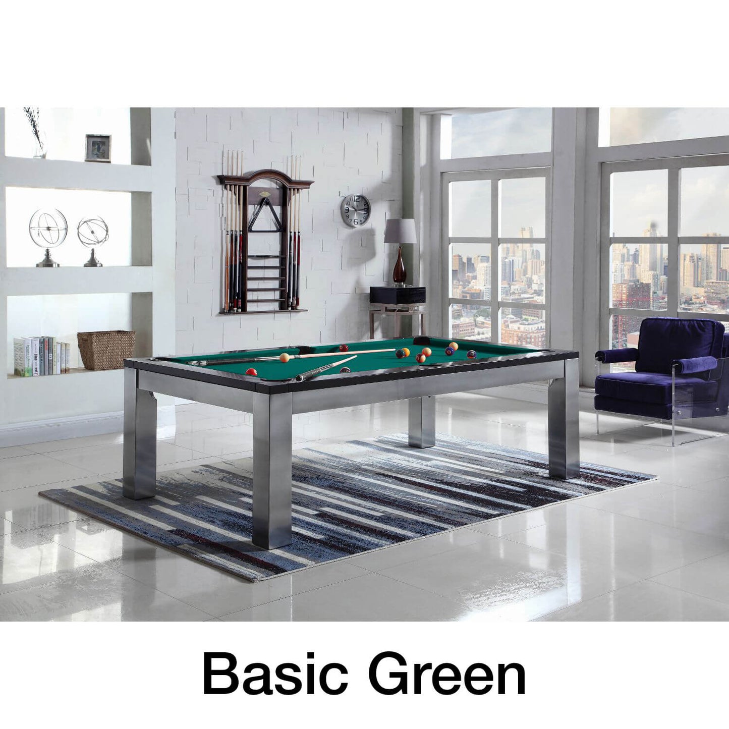 Playcraft Monaco Slate Pool Table with Dining Top - PTMONBOS07