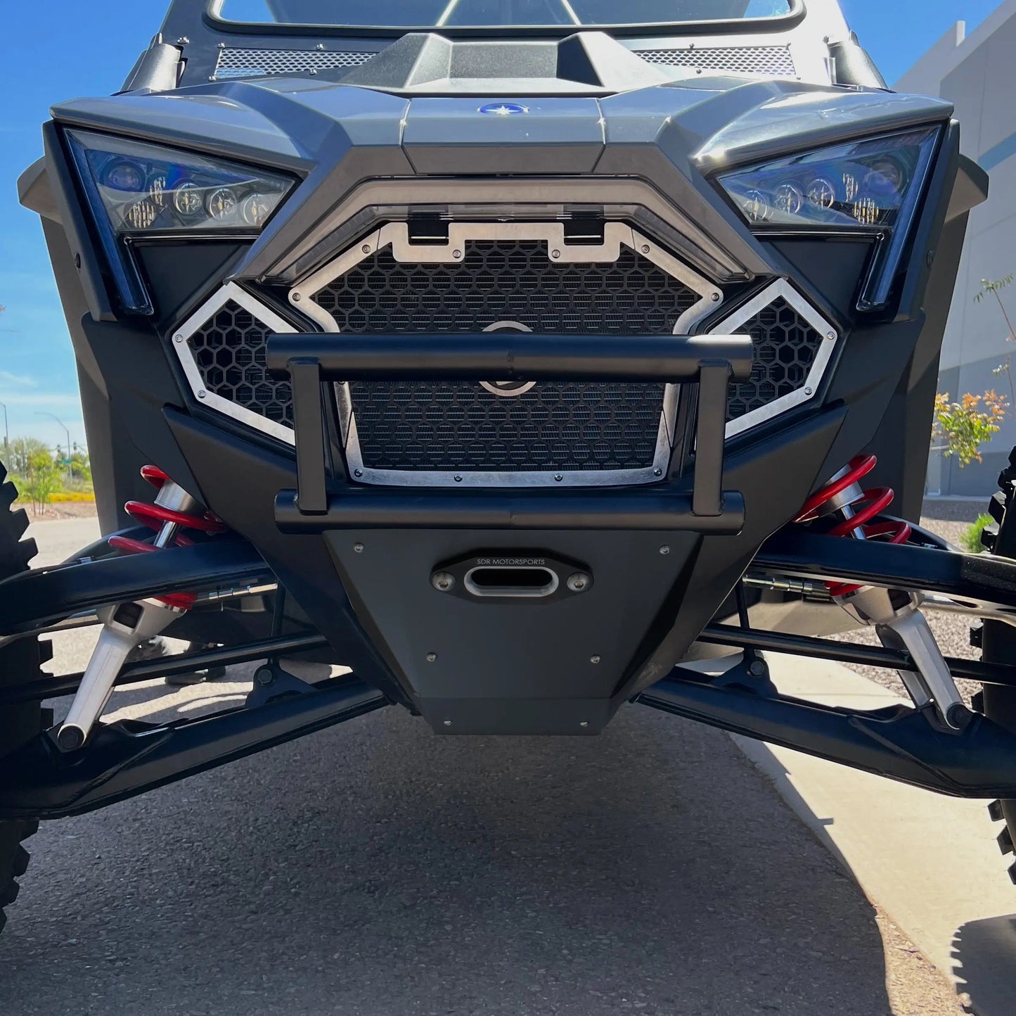 Sdr Motorsports Polaris RZR Pro R/Pro S/Turbo R Double Tube Front Bumper with Winch Mount - 730508