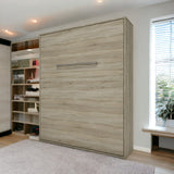 Maxima House Vertical European QUEEN size Murphy bed INVENTO, LED included - IN-14S - Backyard Provider