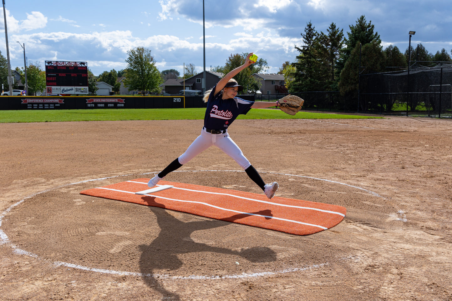 Portolite Pro Spiked Game Mat - PROSP1036CLAY