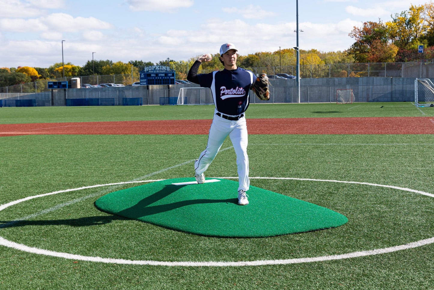 Portolite 10" One-Piece Game Mound - 9550GREEN1PC