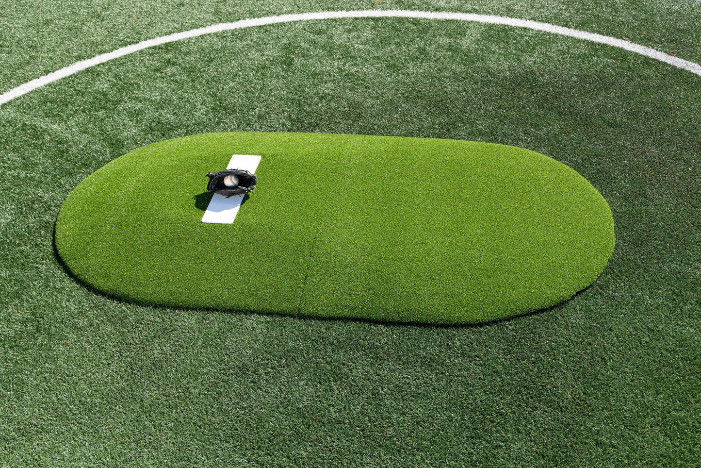 Portolite 6" Two-Piece Game Mound - 6107GREEN2PC