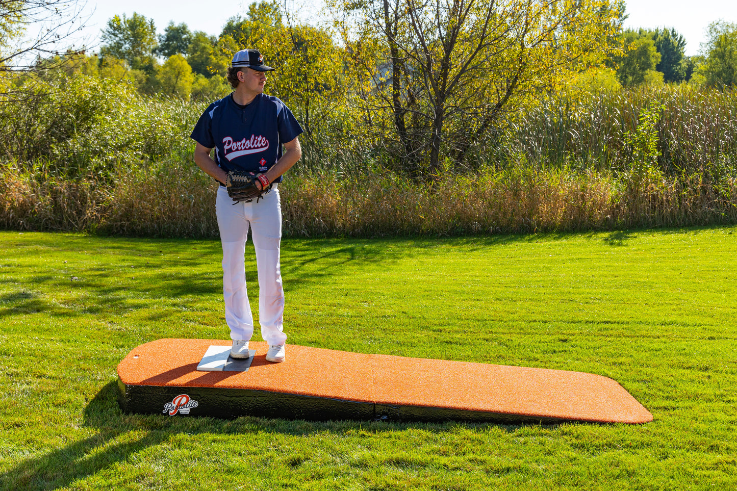 Portolite STANDARD Two-Piece Practice Mound - 1150BROWN2PC