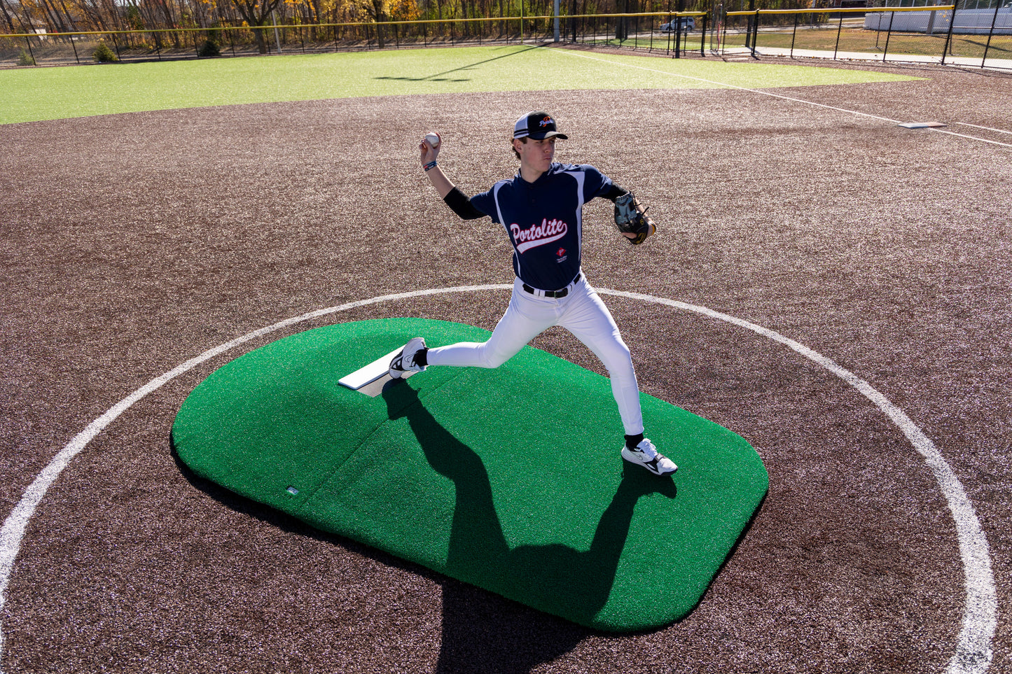 Portolite 10" Two-Piece Game Mound - 9550GREEN2PC