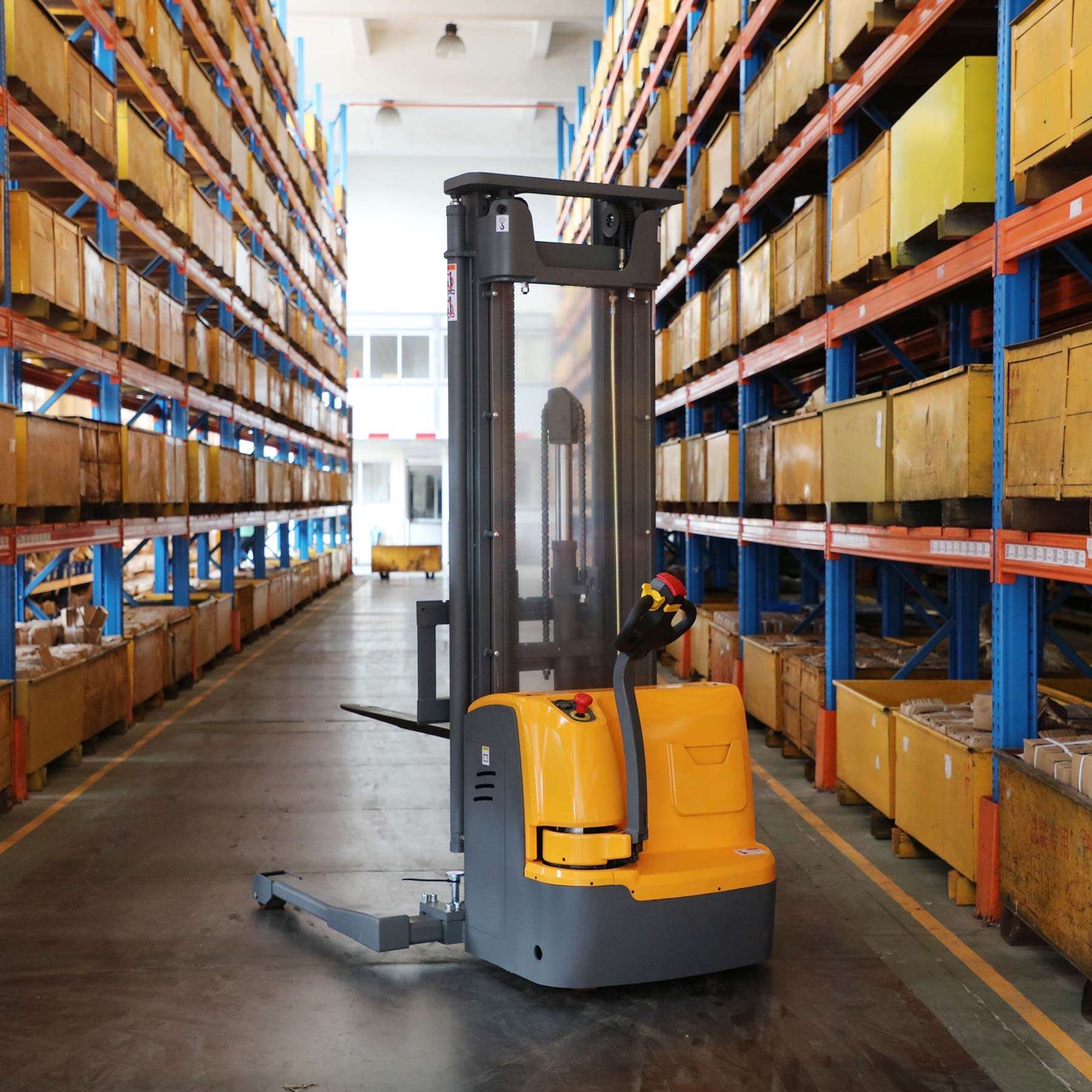 Apollolift Electric Walkie Straddle Stacker - A-3030