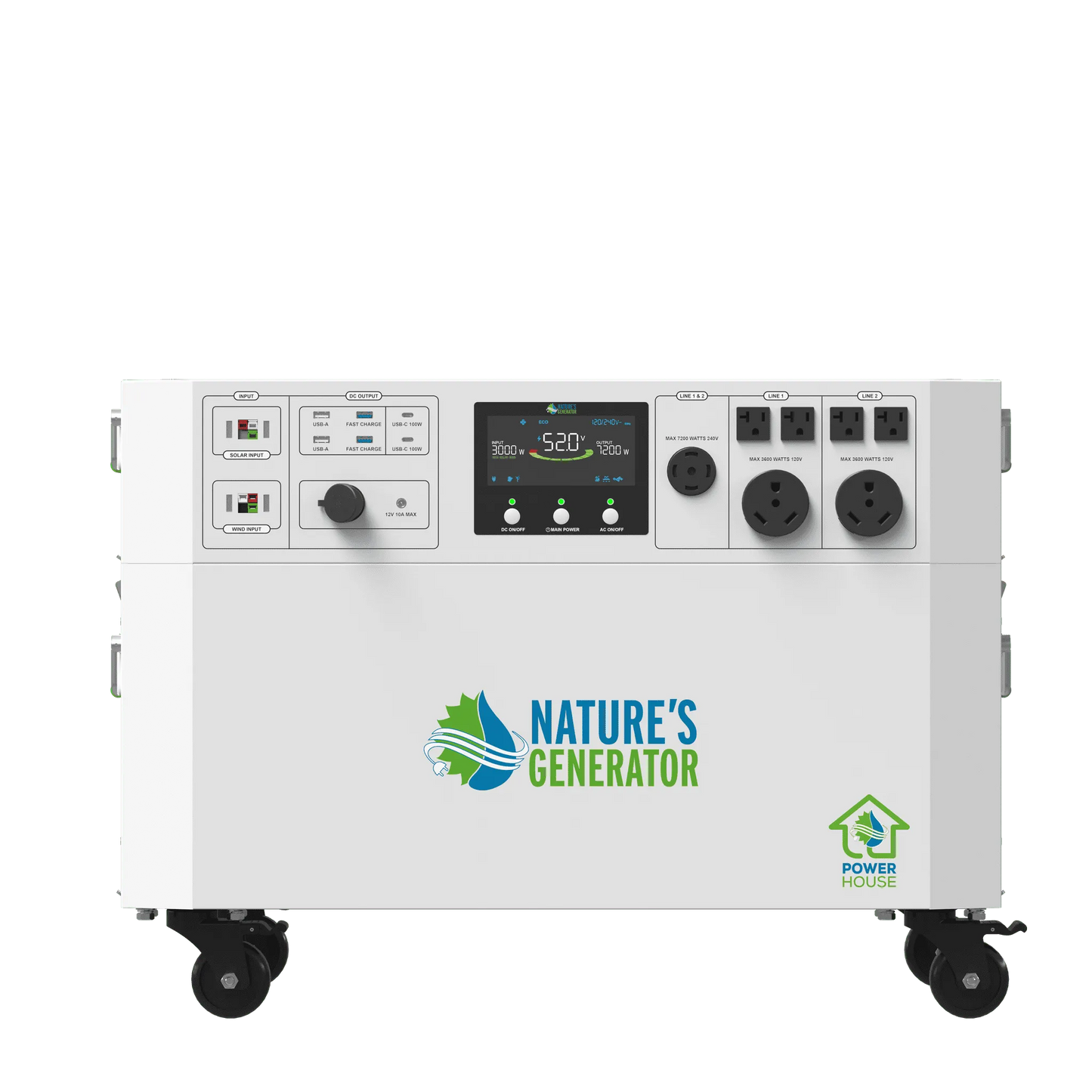 Nature's Generator  Powerhouse Gen 2 Whole Home Generator - NGPH72