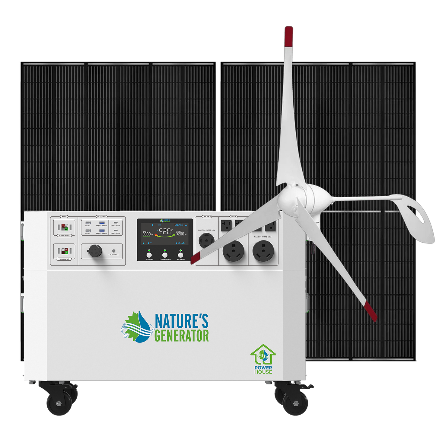 Nature's Generator  Gen 2 Solar and Wind Generator - NGPHAUW